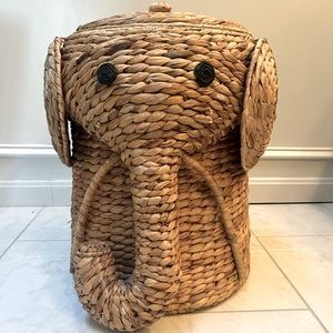 New Rattan Elephant Hamper